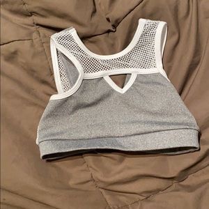 Five dancewear top Color:grey & white Size:YL